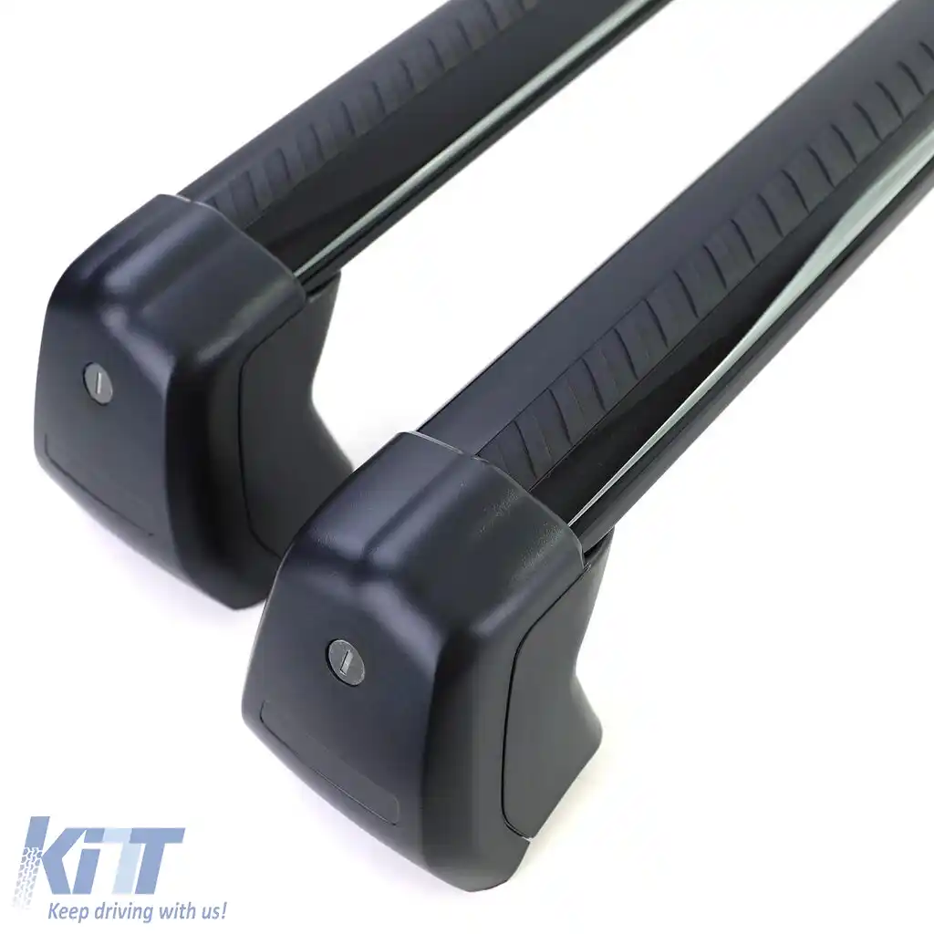 Stâlpi suport pentru plafon din aluminiu negru, potriviți pentru Land Rover Defender 90 L663 din 19-image-6198880