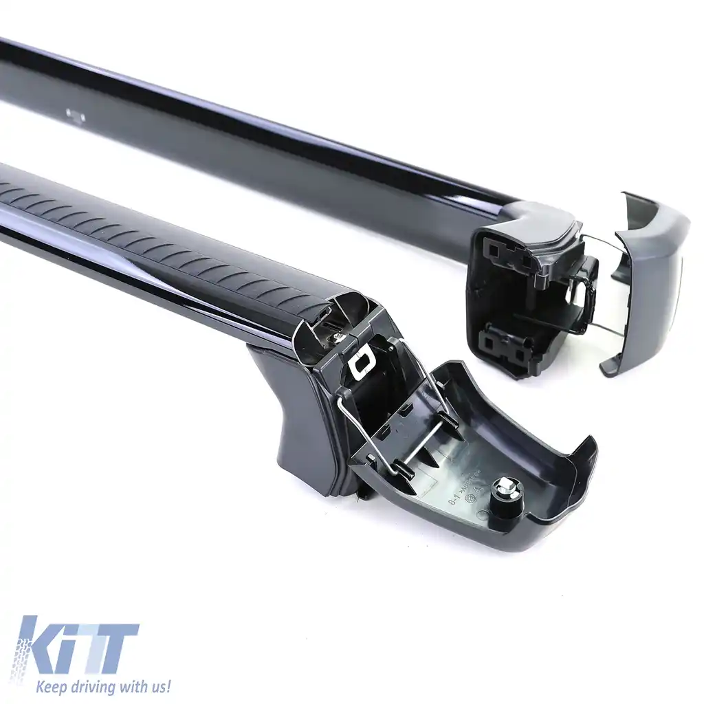 Stâlpi suport pentru plafon din aluminiu negru, potriviți pentru Land Rover Defender 90 L663 din 19-image-6198883