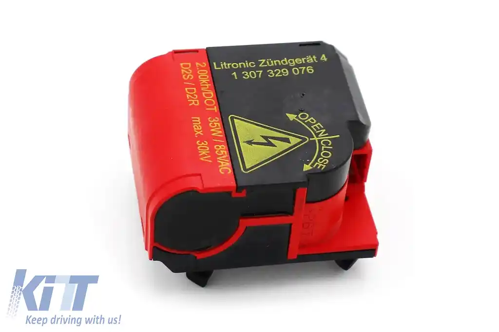Starter RED D2S potrivit pentru far Xenon 1307329076 pentru Audi A3 1996-2003, A6 2000-2008, A8 2003-2010, BMW Seria 5 E60, E61 2003-2010, Seria 7 E65, E66 2003-2008, X5 E53 2000-2007