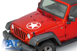 Sticker Stea ALB Universal compatibil cu Jeep, SUV, Camioane sau alte Autoturisme-image-6023860