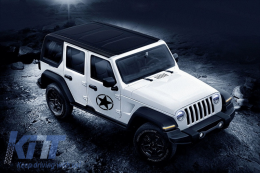 Sticker Stea Negru Universal compatibil cu Jeep, SUV, Camioane sau alte Autoturisme-image-6023868