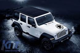 Sticker Stea Negru Universal compatibil cu Jeep, SUV, Camioane sau alte Autoturisme-image-6023869
