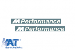 Stickere Laterale Negru Mat compatibil cu BMW Seria 3 F30 F31 (2011-up) M-Performance Design Negru Mat-image-6020131