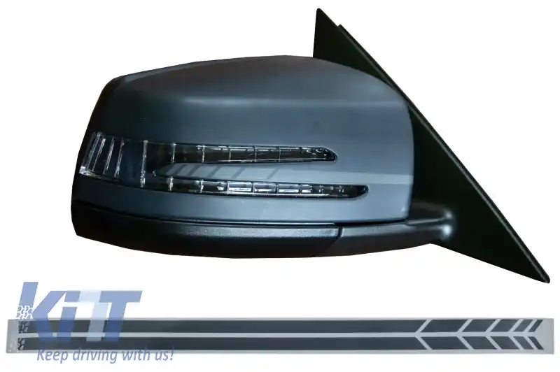 Stickere Oglinzi Laterale Gri Inchis compatibil cu MERCEDES Coupe C238 A B C E S Class CLA GLA CLS GLK W246 W204 W176 W117 W212 W207 W218 X156 X204 W221