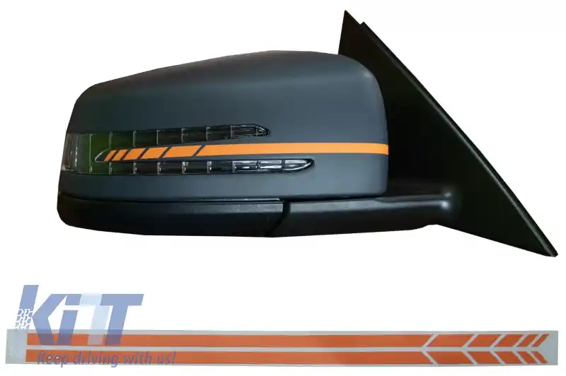 Stickere Oglinzi Laterale Portocaliu Mat compatibil cu Mercedes Coupe C238 A B C E S Class CLA GLA CLS GLK W246 W204 W176 W117 W212 W207 W218 X156 X204 W221