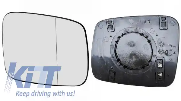 Sticlă de oglindă încălzită pentru oglinda stângă, potrivită pentru VW Bus T4 90-03