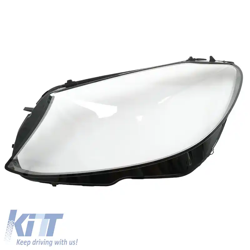 Sticlă lentilă far stânga potrivită pentru Mercedes-Benz C-Class Pro Facelift 14-18 1 buc.-image-6320578