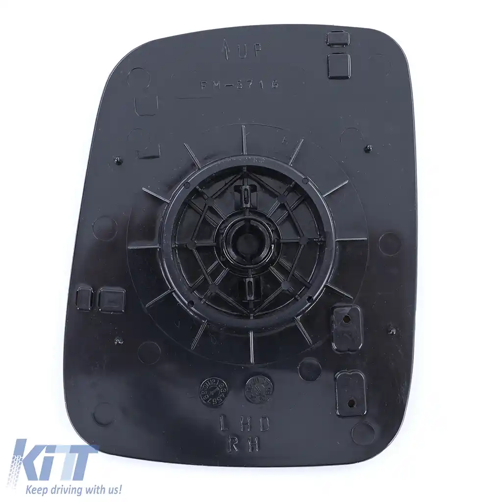 Sticlă oglindă pentru oglindă neîncălzită dreapta pentru VW Bus T4 90-03-image-6194665