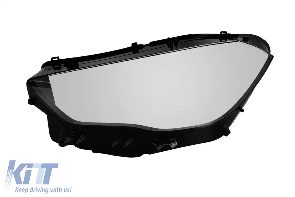 Sticlă stângă pentru farul Mercedes GLA H247 2020-2024