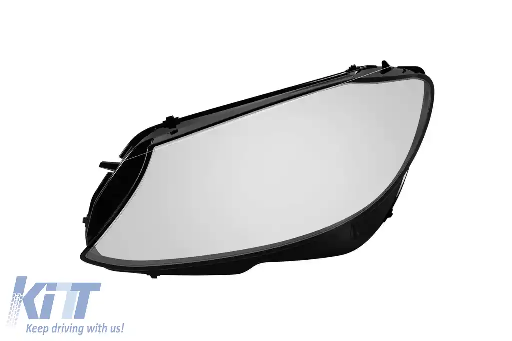 Sticlă stângă pentru faruri potrivită pentru Mercedes C-Class W205 sedan, S205 break 2019-2021