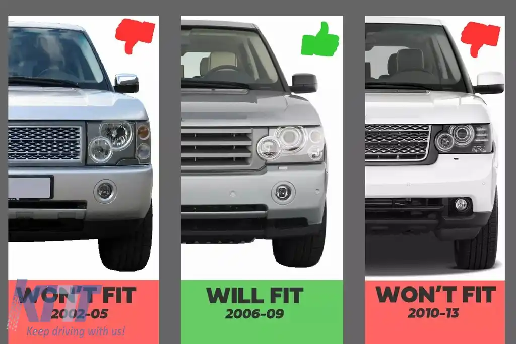 Sticle Far compatibil cu Land Range Rover III Vogue L322 (2006-2009) Clare-image-6105919