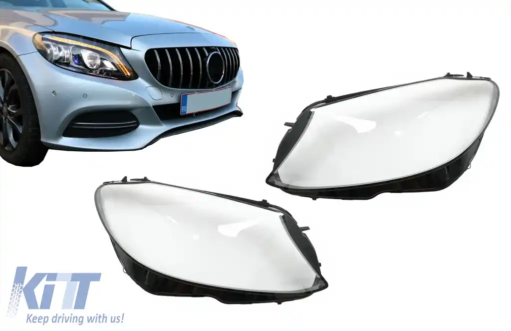 Sticle Far compatibil cu Mercedes C-Class W205 Sedan S205 T-Model (2014-2018) Clar-image-6127300
