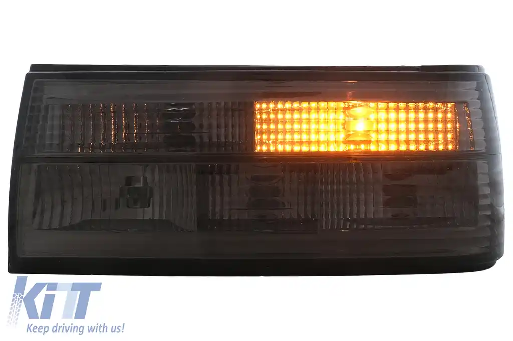 Stopuri compatibil cu BMW Seria 3 E30 Facelift Sedan Cabrio Touring (1987-1994) Fumuriu-image-6126781