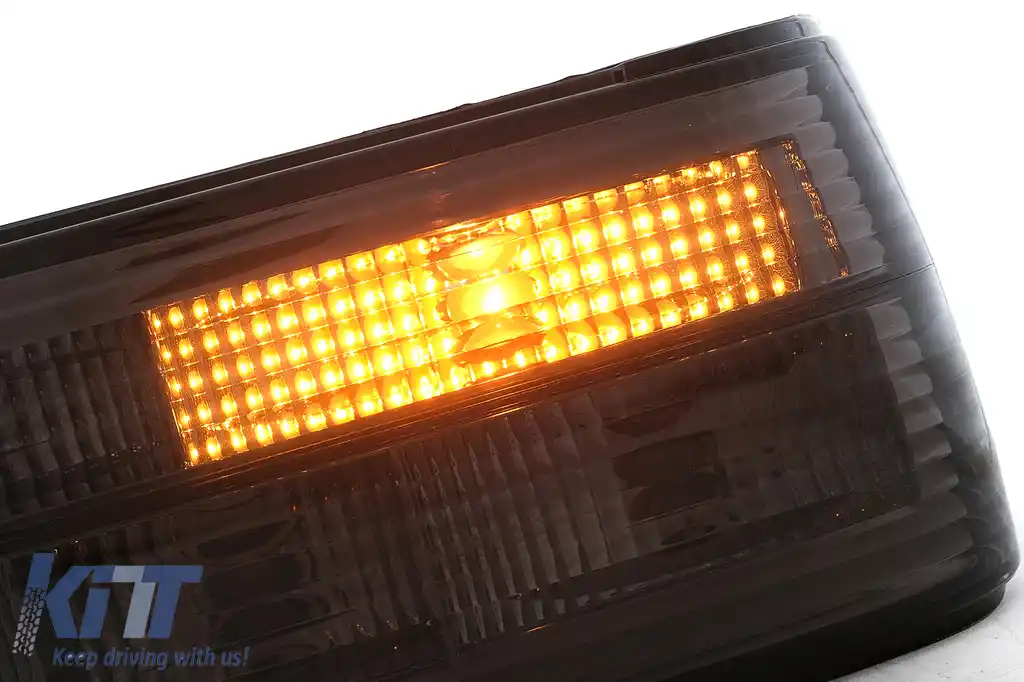 Stopuri compatibil cu BMW Seria 3 E30 Facelift Sedan Cabrio Touring (1987-1994) Fumuriu-image-6126782