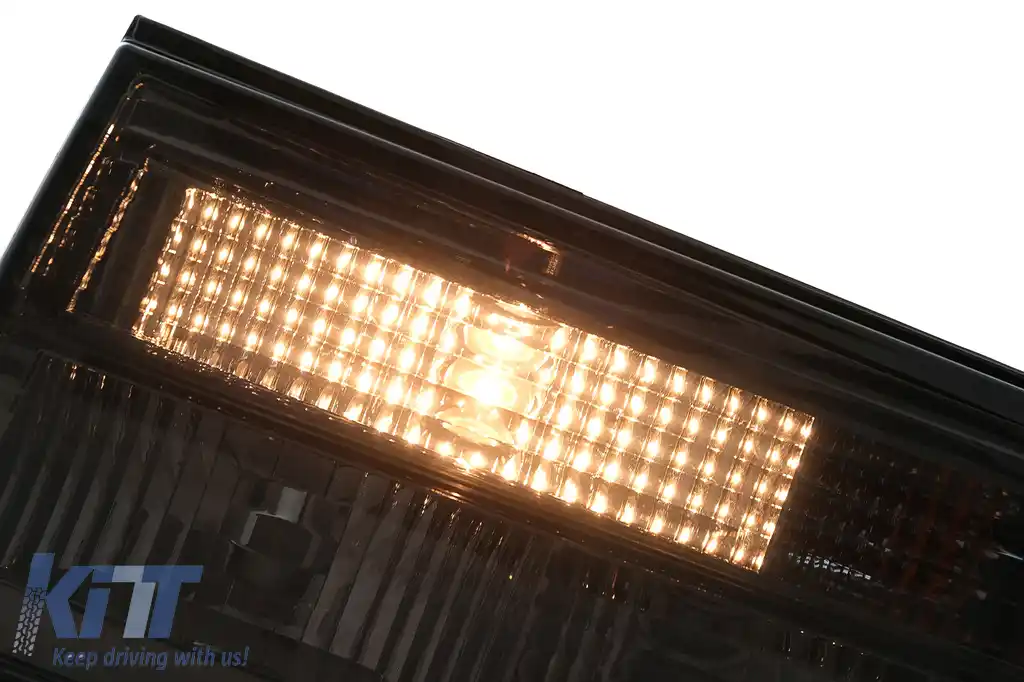 Stopuri compatibil cu BMW Seria 3 E30 Facelift Sedan Cabrio Touring (1987-1994) Fumuriu-image-6126785