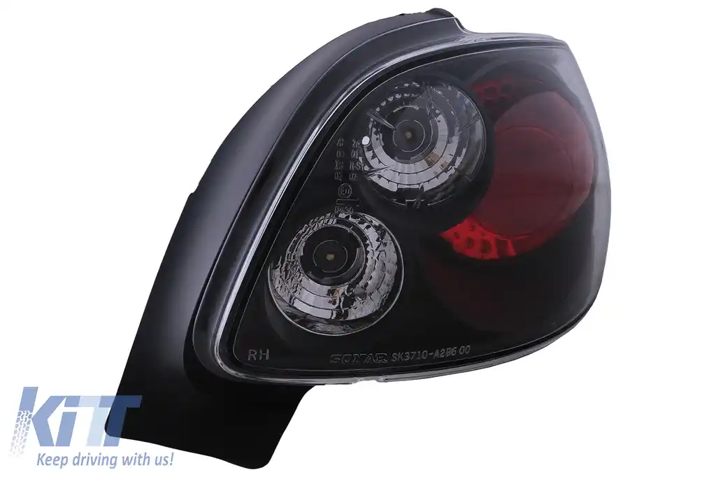 Stopuri compatibil cu Peugeot 206 CC 2 Usi (1998-2004) Negru-image-6112885