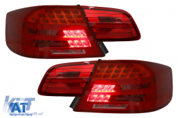Stopuri cu Bara LED compatibil cu BMW Seria 3 E92 Coupe Pre Facelift (2006-2010) Rosu Clar-image-6089682
