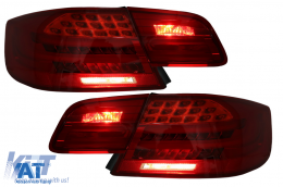 Stopuri cu Bara LED compatibil cu BMW Seria 3 E92 Coupe Pre Facelift (2006-2010) Rosu Clar-image-6089685
