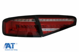 Stopuri Full LED compatibil cu AUDI A4 B8 (2012-2015) Sedan Rosu Semnal Dinamic OEM LED-image-6066913
