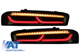 Stopuri FULL LED compatibil cu Chevrolet Camaro MK6 (05.2015-2018) Semnal Dinamic Secvential-image-6043159