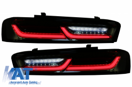 Stopuri FULL LED compatibil cu Chevrolet Camaro MK6 (05.2015-2018) Semnal Dinamic Secvential-image-6043160