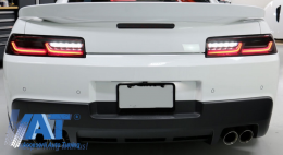Stopuri FULL LED compatibil cu Chevrolet Camaro MK6 (05.2015-2018) Semnal Dinamic Secvential-image-6043322