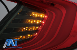 Stopuri Full LED compatibil cu HONDA Civic MK10 (FC/FK) Sedan (2016-up) Rosu Negru-image-6023077