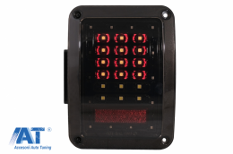 Stopuri Full LED compatibil cu JEEP Wrangler JK (2007-2017) Fumuriu-image-5999586