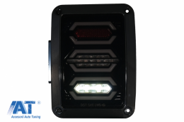 Stopuri Full LED compatibil cu JEEP Wrangler JK (2007-2017) Fumuriu-image-6022615