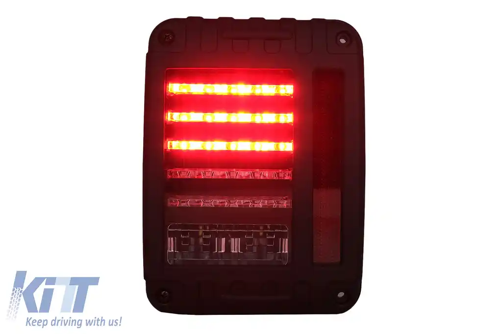 Stopuri Full LED compatibil cu JEEP Wrangler / Rubicon JK (2007-2017)-image-6104692