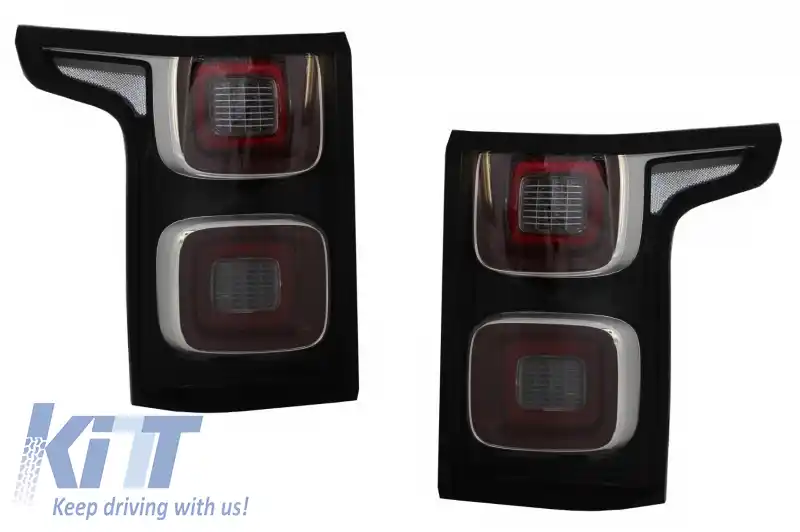 Stopuri Full LED compatibil cu Land Range Rover Vogue IV L405 (2013-2017) Facelift Design Negre
