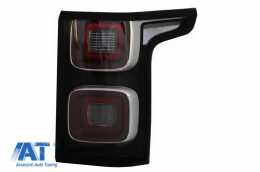 Stopuri Full LED compatibil cu Land Range Rover Vogue IV L405 (2013-2017) Facelift Design Negre-image-6047658