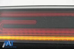 Stopuri Full LED compatibil cu Mercedes G-Class W463 (2008-2017) Facelift 2018 Design LED Dinamic Secvential Dinamic Start Up Fumuriu-image-6079363