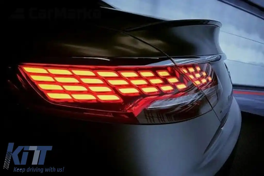 Stopuri Full LED compatibil cu Mercedes S-Class Coupe C217 Cabrio A217 (2015-2017) Facelift S63 S65 Design-image-6101133