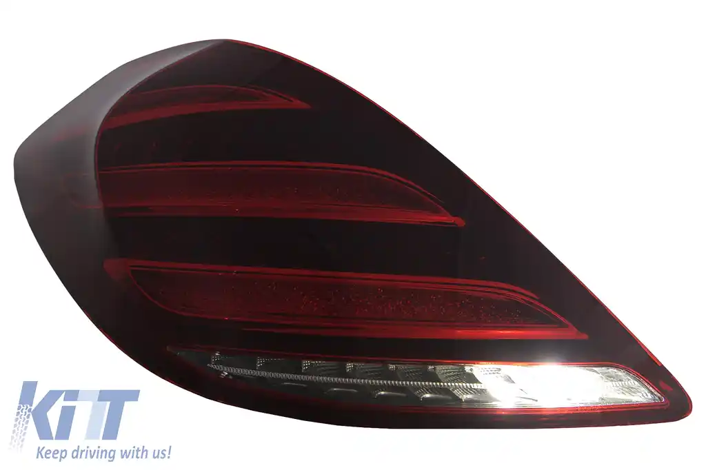 Stopuri Full LED compatibil cu Mercedes S-Class W222 (2013-2017) Semnalizare Dinamica Facelift Design-image-6110442