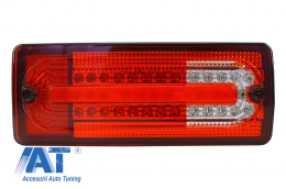 Stopuri Full LED compatibil cu MERCEDES W463 G-Class (1989-2015) Rosu Clar-image-6020992
