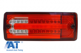 Stopuri Full LED compatibil cu MERCEDES W463 G-Class (1989-2015) Rosu Clar-image-6020993