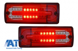 Stopuri Full LED compatibil cu MERCEDES W463 G-Class (1989-2015) Rosu Clar-image-6021002