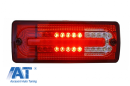 Stopuri Full LED compatibil cu MERCEDES W463 G-Class (1989-2015) Rosu Clar-image-6021003