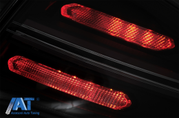 Stopuri FULL LED compatibil cu Porsche Cayenne 958 E2 92A Prefacelift (2010-2014) Negru Smoke cu Indicatoare Dinamice-image-6067452