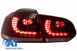 Stopuri FULL LED compatibil cu VW Golf 6 VI (2008-2013) R20 Design Semnal Secvential Dinamic-image-6033104