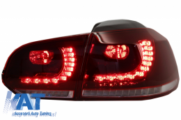 Stopuri FULL LED compatibil cu VW Golf 6 VI (2008-2013) R20 Design Semnal Secvential Dinamic-image-6033105