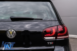 Stopuri FULL LED compatibil cu VW Golf 6 VI (2008-2013) R20 Design Semnal Secvential Dinamic-image-6089771