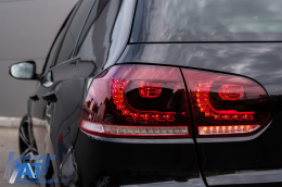 Stopuri FULL LED compatibil cu VW Golf 6 VI (2008-2013) R20 Design Semnal Secvential Dinamic-image-6089772