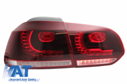 Stopuri Full LED compatibil cu VW Golf 6 VI (2008-2013) GTI R20 Design-image-6036986