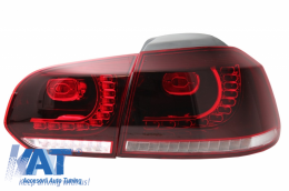 Stopuri Full LED compatibil cu VW Golf 6 VI (2008-2013) GTI R20 Design-image-6036987