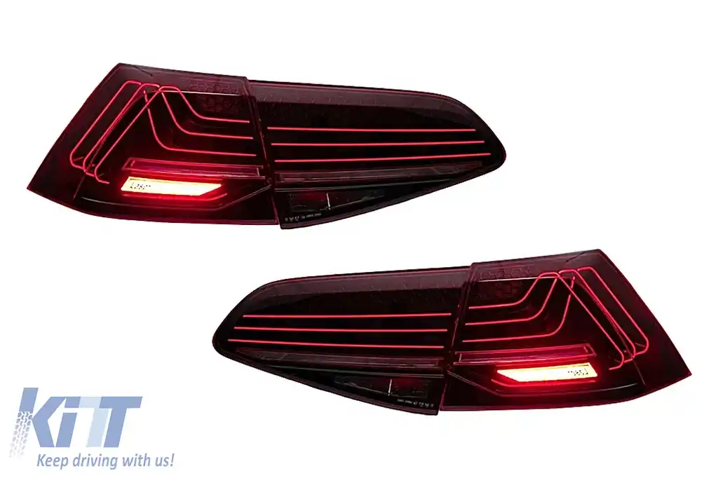 Stopuri Full LED compatibil cu VW Golf 7 & 7.5 VII (2013-2019) Laser Look Dinamic Secvential-image-6164898