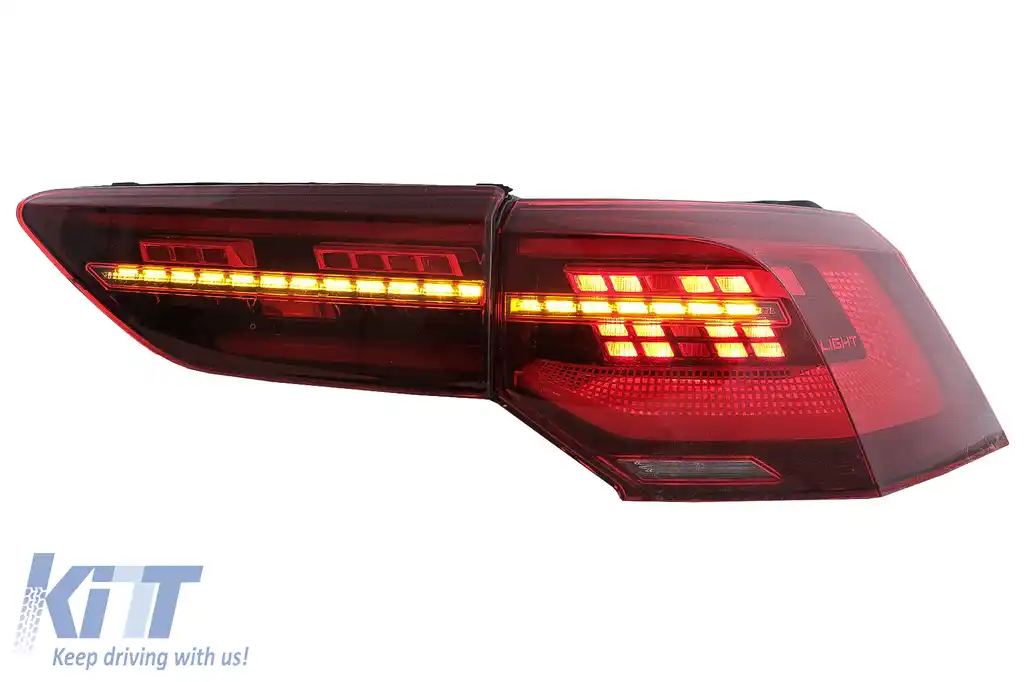 Stopuri Full LED compatibil cu VW Golf VIII Hatchback Mk8 MQB (2020-Up) cu Semnal Dinamic Secvential-image-6096578