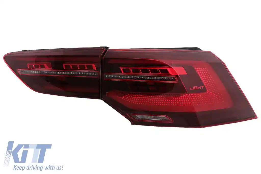 Stopuri Full LED compatibil cu VW Golf VIII Hatchback Mk8 MQB (2020-Up) cu Semnal Dinamic Secvential-image-6096583