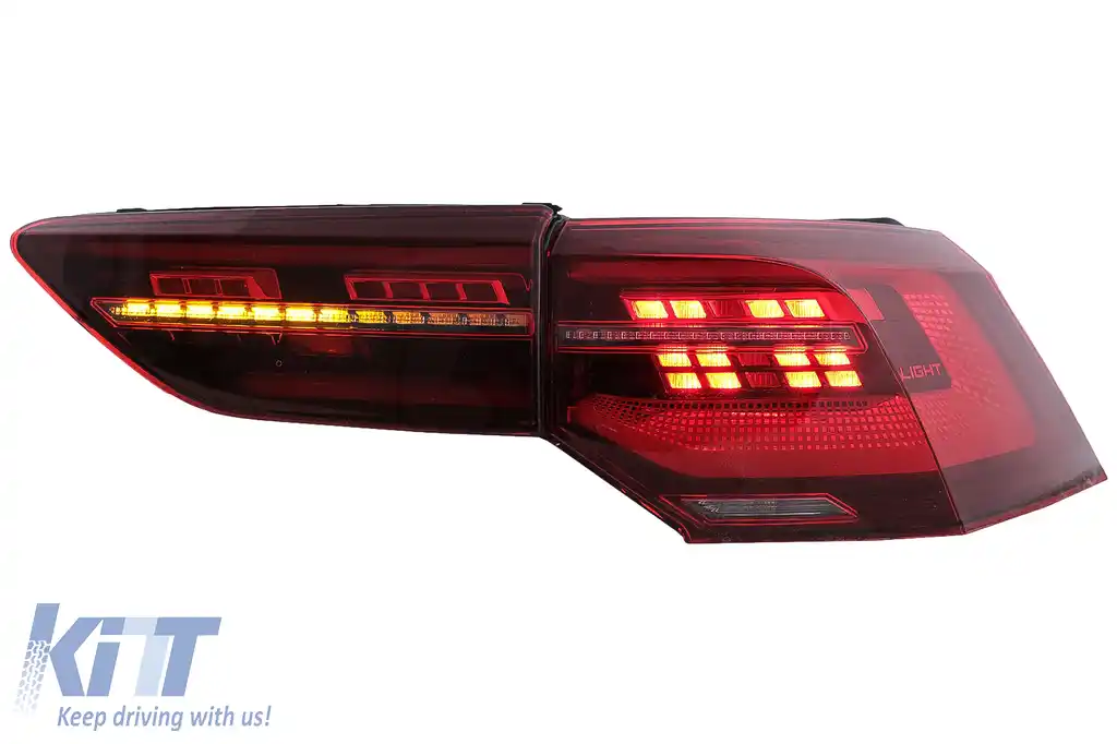 Stopuri Full LED compatibil cu VW Golf VIII Hatchback Mk8 MQB (2020-Up) cu Semnal Dinamic Secvential-image-6102020